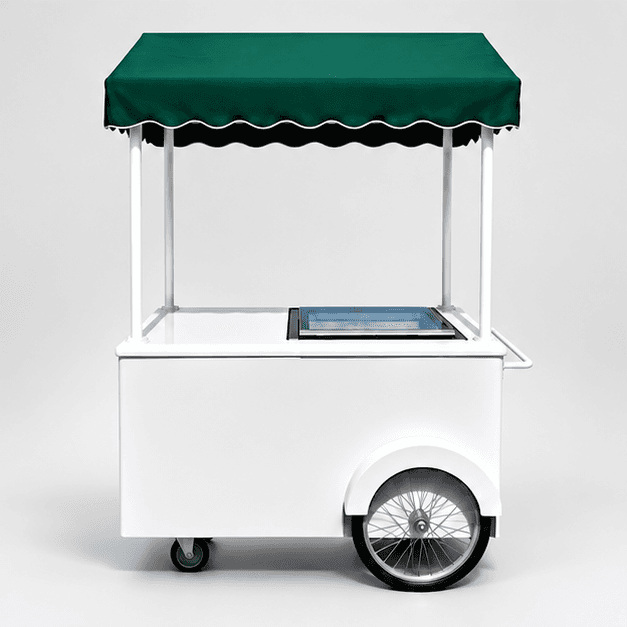 Forest Green ice cream cart canopy