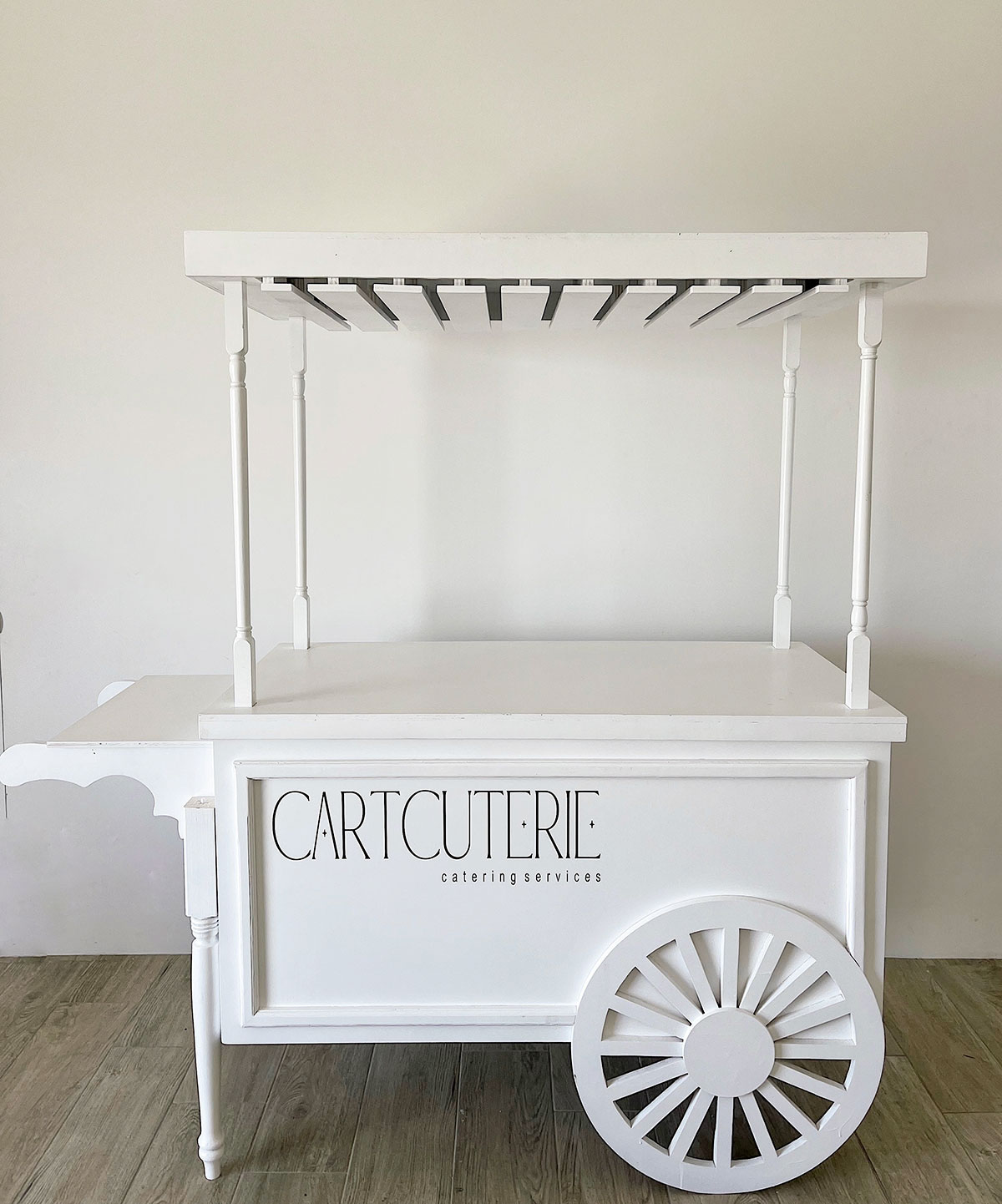 bar top for Cartcuterie party cart rental